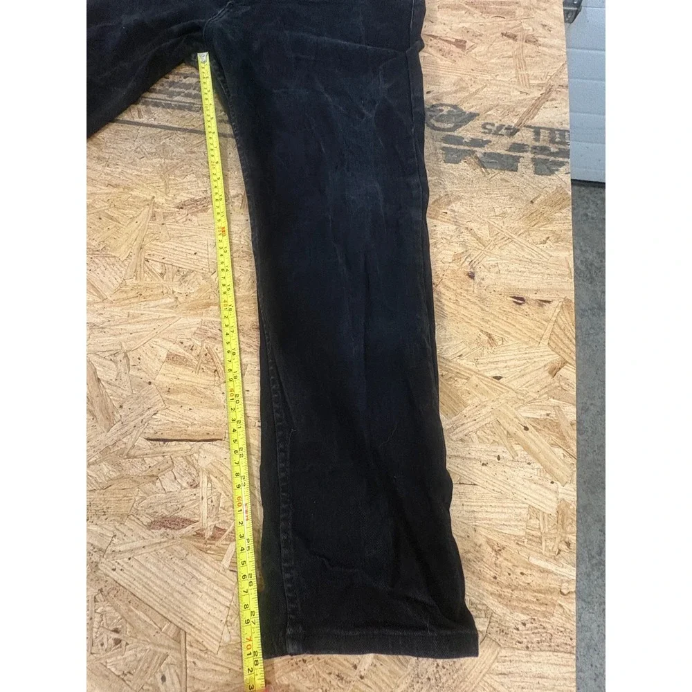 Calvin Klein Jeans Mens 38x30 Black CKJ 016 Skinny Fit Denim Pants